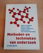 Saunders e.a. Methoden en technieken van onderzoek. 5e druk, Ophalen, Gamma, Zo goed als nieuw, HBO