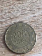 Italië 200 Lire 1978, Postzegels en Munten, Munten | Europa | Niet-Euromunten, Ophalen of Verzenden