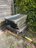 Betonnen banden, geel en zwart zand, klinkers, Ophalen, Zo goed als nieuw, Beton, Klinkers