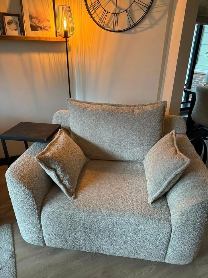 Nieuwe Draaifauteuil Teddystof - €600 nieuwprijs, Huis en Inrichting, Fauteuils, Nieuw, Ophalen of Verzenden