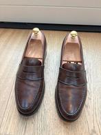 Crockett & Jones Boston loafers - maat 8.5, Ophalen of Verzenden, Zo goed als nieuw, Bruin, Loafers