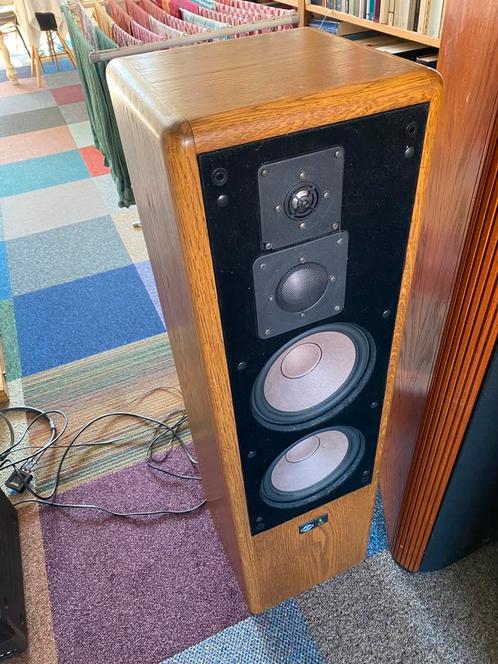 MB QUART 985A actieve luidsprekers np: 8000 dm!, Audio, Tv en Foto, Luidsprekers, Gebruikt, Front, Rear of Stereo speakers, Overige merken