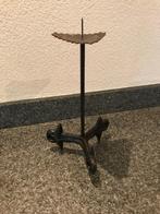 Robuuste kandelaar 34 cm hoog, Ophalen of Verzenden, Zo goed als nieuw, Metaal, 25 tot 50 cm