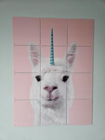 IXXI Alpaca unicorn 60x80cm
 beschikbaar voor biedingen