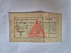 Kampgeld 1 Reichspfennig krijgsgevangenkamp WOII, Ophalen of Verzenden, Landmacht, Nederland