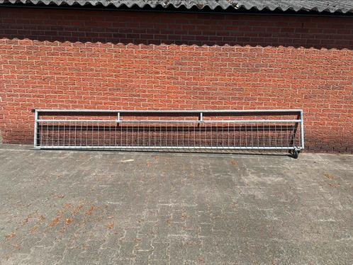 Gegalvaniseerd landhek – 4,78m lang, Tuin en Terras, Tuinhekken en Hekwerk, Zo goed als nieuw, IJzer, Ophalen of Verzenden