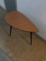 Side / coffee table, zwart/ hout/ gouden accenten, Huis en Inrichting, Ophalen, 25 tot 50 cm, Rechthoekig, 50 tot 100 cm