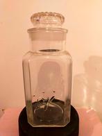 Antieke glazen snoeppot Jévé., Antiek en Kunst, Ophalen of Verzenden