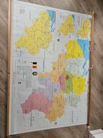 Grote schoolkaart landkaart België, Boeken, Atlassen en Landkaarten, Zo goed als nieuw, Landkaart, Ophalen