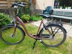 Damesfiets, lage instap, bruin, framemaat 57, Versnellingen, 56 cm of meer, Zo goed als nieuw, 0 zitjes