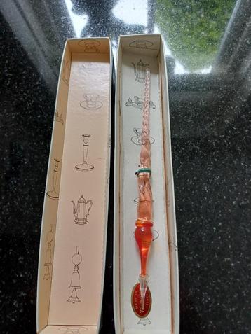 Vintage Murano glazen inkt pen in origineel doosje Italië  beschikbaar voor biedingen