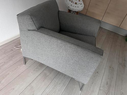 Design on Stock Bloq Fauteuil, Huis en Inrichting, Fauteuils, Gebruikt, Metaal, 75 tot 100 cm, Ophalen of Verzenden