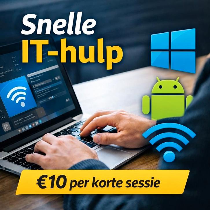 Snelle Computerhulp op Afstand – Windows & Android, Computers en Software, Accesspoints, Nieuw, Ophalen