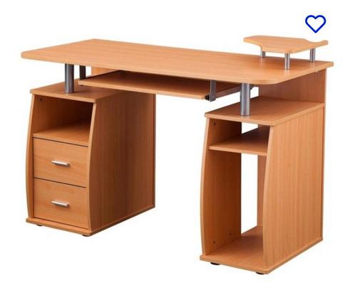 Bureau eiken, Huis en Inrichting, Bureaus, Zo goed als nieuw, Ophalen