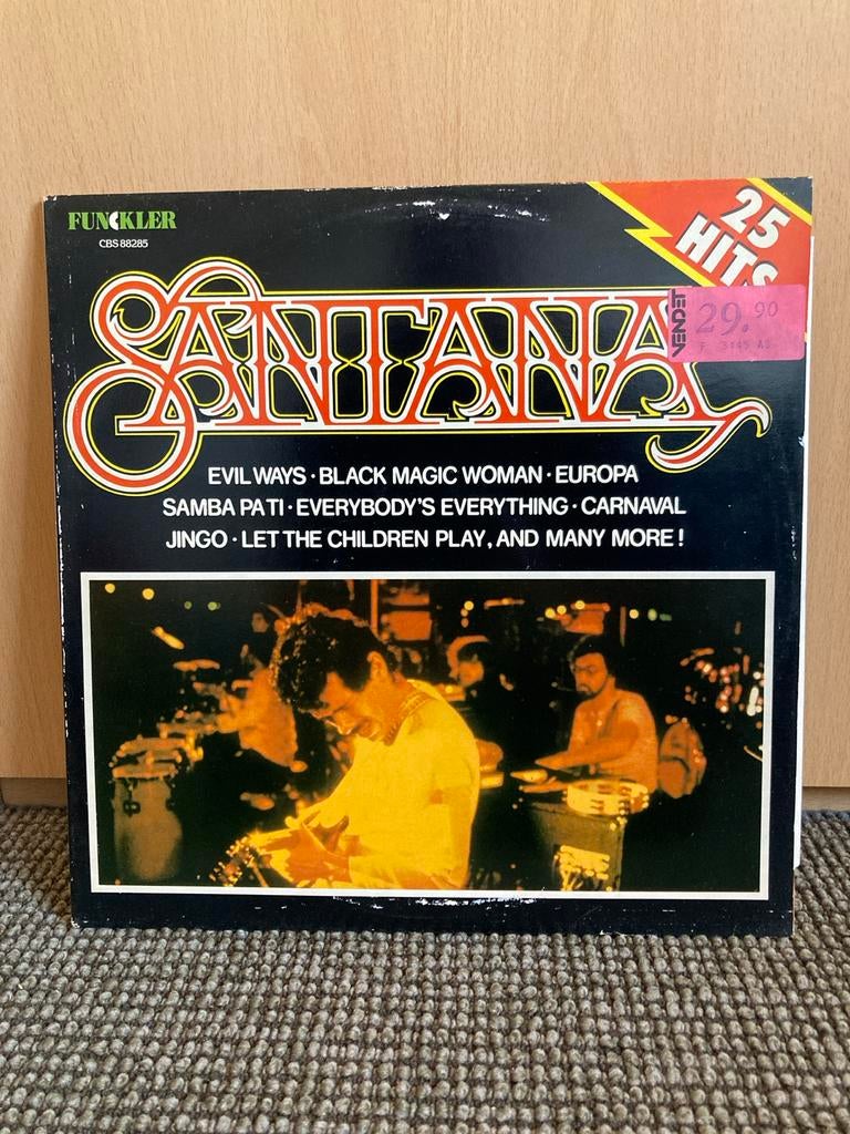 Santana - 25 Hits - Vinyl LP, Ophalen of Verzenden, Zo goed als nieuw, 12 inch, Rock en Metal