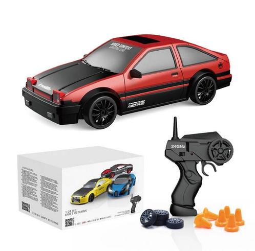 Rc 1/24 drift auto, Hobby en Vrije tijd, Modelbouw | Radiografisch | Auto's, Nieuw, Auto onroad, Elektro, Ophalen of Verzenden