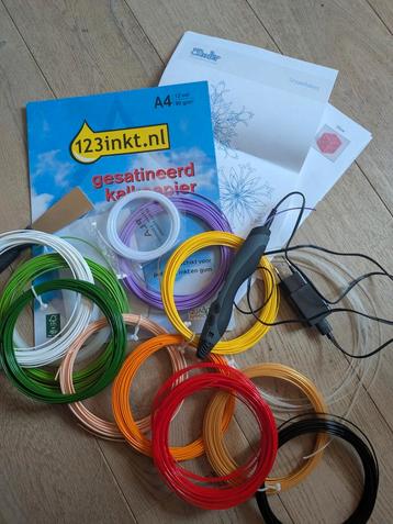 3D-pen met benodigdheden  beschikbaar voor biedingen