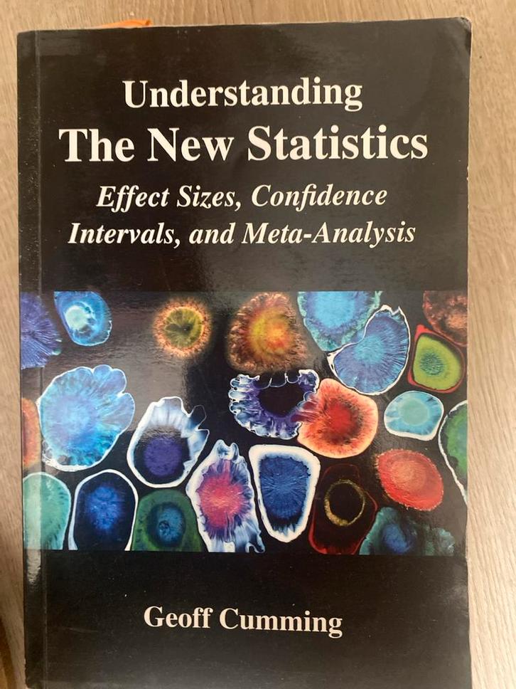 Understanding The New Statistics - Cumming, Boeken, Studieboeken en Cursussen, Gelezen, HBO, Beta, Ophalen of Verzenden