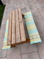 Leuke Kinderpicknicktafel, Tuin en Terras, Gebruikt, Rechthoekig, Hout, Ophalen