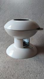 NIEUW Wit geëmailleerde gietijzeren fondueset / wok, Ophalen of Verzenden, Nieuw, Brander, Fondueset