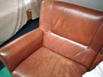 Leren tweezitsbank, Huis en Inrichting, Banken | Bankstellen, Ophalen, Gebruikt, 150 tot 200 cm, Tweepersoons