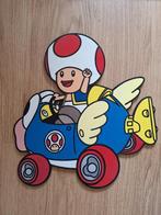 Toad kart ( Super Mario) wandbord voor €12,50, Ophalen, Nieuw, Wanddecoratie