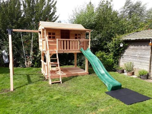 BOOMHUT LANDHUIS speelhuis klimtoren speeltoestel speeltoren, Kinderen en Baby's, Speelgoed | Buiten | Speeltoestellen, Nieuw