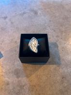 Vintage horloge met zwart leer, Sieraden, Tassen en Uiterlijk, Overige merken, Overige materialen, Leer, Verzenden