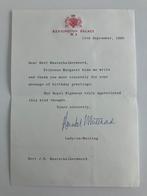 Zus van Koningin Elizabeth 60 jaar,  Prinses Margaret, Ophalen of Verzenden, Gebruikt, Kaart, Foto of Prent