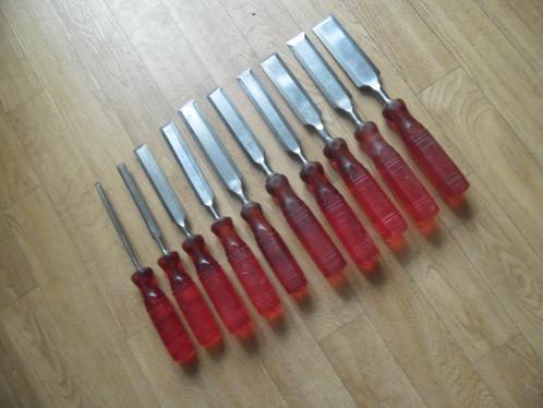 Oude(Nooitgedagt  Beitels Set)Jaren 60 bergstaal uit Zweden, Antiek en Kunst, Antiek | Gereedschap en Instrumenten, Verzenden