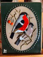 Gantofta Sweden wandtegel – Aimo Nietosvuori – Goudvinken, Antiek en Kunst, Antiek | Wandborden en Tegels, Ophalen of Verzenden