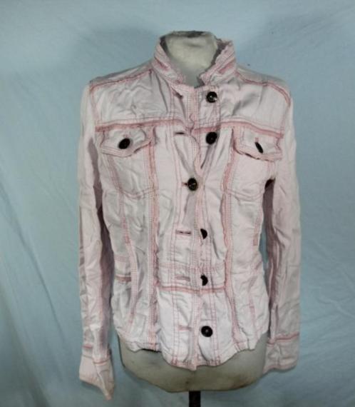 Licht roze spijkerjas.Knopen.Mt S.Merk Esprit, Kleding | Dames, Jasjes, Kostuums en Pakken, Zo goed als nieuw, Jasje, Maat 36 (S)