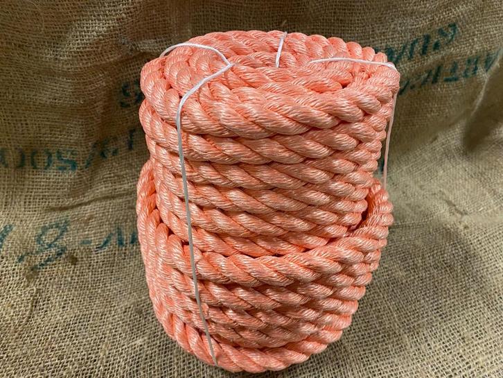 TOUW POLYPROPYLEEN 18mm rollen a 20mtr., Watersport en Boten, Accessoires en Onderhoud, Nieuw, Overige typen, Ophalen