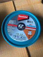 Makita doorslijpschijven 115x1.0mm - 12 stuks - Nieuw, Onbekend, Nieuw, Ophalen of Verzenden, Onbekend