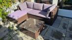 FLORABEST Loungeset 2021, Ophalen, 4 zitplaatsen, Gebruikt, Rotan