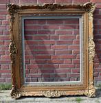 Prachtige goudvergulde houten schilderijlijst, Ophalen, Gebruikt, Hout