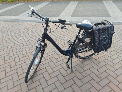 Elektrische Bikkel Contigo damesfiets met weinig km's, Fietsen en Brommers, Elektrische fietsen, Gebruikt, Overige merken, 50 km per accu of meer