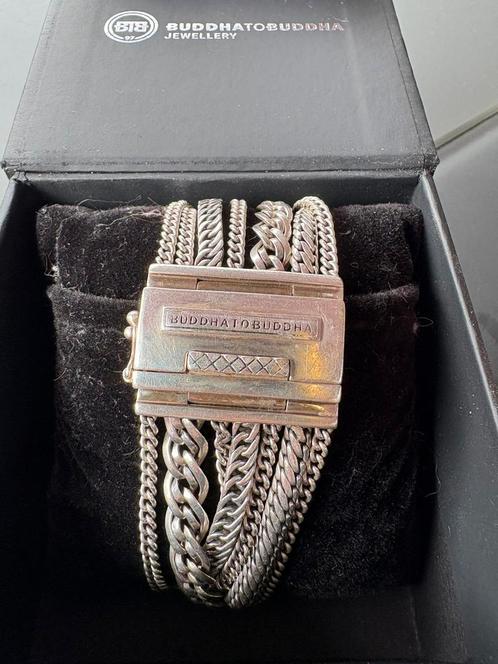 Budha to budha multi chain nathalie maat f, Sieraden, Tassen en Uiterlijk, Armbanden, Gebruikt, Zilver, Zilver, Ophalen of Verzenden
