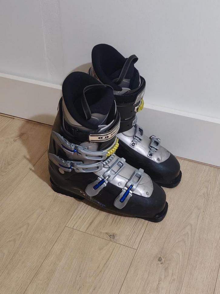 Salomon Performa Skischoenen Maat 44/45, Sport en Fitness, Skiën en Langlaufen, Gebruikt, Schoenen, Skiën, Salomon, 160 tot 180 cm