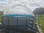 Intex/Bestway zwembad - 488x122 - incl. Sunnytent en toebeho, Tuin en Terras, Zwembad-toebehoren, Ophalen of Verzenden, Gebruikt