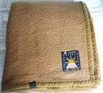 Prachtige wollen Sole Mio deken 220 x 240 cm wol, Huis en Inrichting, Slaapkamer | Beddengoed, Ophalen, Bruin, Tweepersoons, Deken of Dekbed