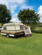 Dethleffs Caravan oldtimer, Caravans en Kamperen, Caravans, Standaardzit, 75 kg, Koelkast, Omvormbare zithoek