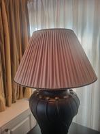 Maison Sucre/ Suikertuin taupekleur grote zijden lampenkap, Ophalen, Zo goed als nieuw, Elegant, Minder dan 100 cm