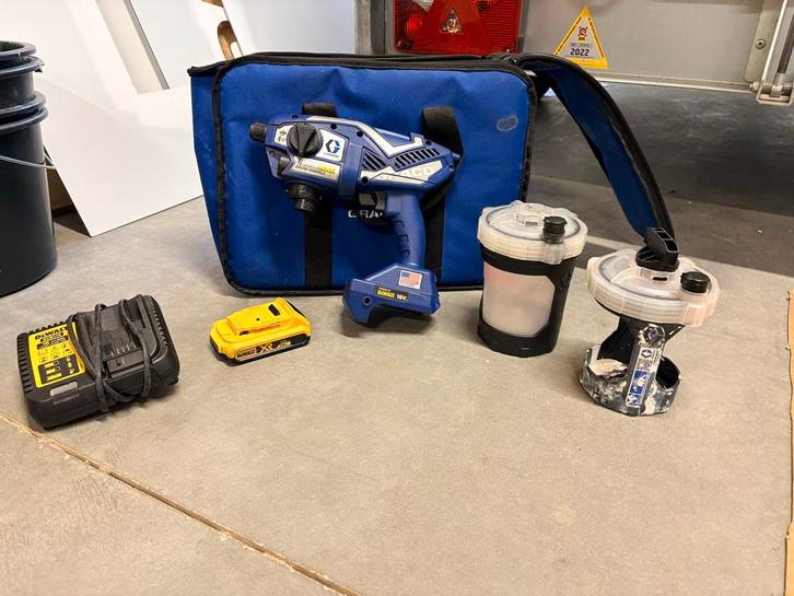 Graco Ultramax Airless Handheld Verfspuit, Doe-het-zelf en Verbouw, Schildersmaterialen, Gebruikt, Verfspuit of Verfpomp, Ophalen of Verzenden