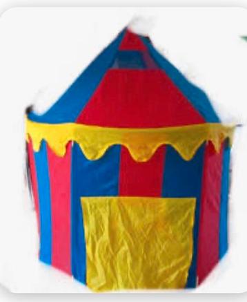 Ikea Kindertent 💥 vrolijke kleuren beschikbaar voor biedingen