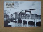 postzegel Magere Brug op kaart, Verzenden, Na 1940, Gestempeld