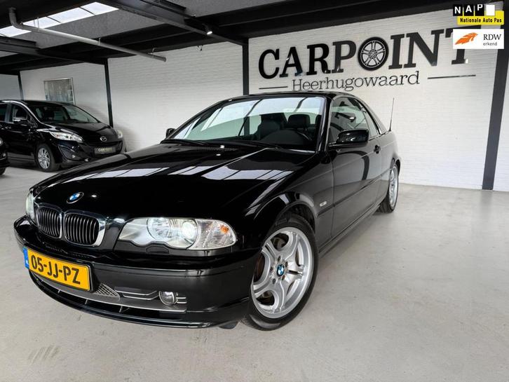 BMW 3-serie Cabrio 330Ci Automaat High Executive 2002 Orig N, Auto's, BMW, Bedrijf, Te koop, 3-Serie, Lederen bekleding, Metallic lak