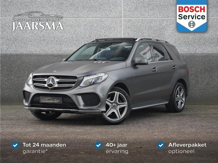 Mercedes-Benz GLE 350 D 4MATIC AMG Line | Elek. uitklapbare, Auto's, Bestelauto's, Bedrijf, Te koop, Lederen bekleding, Metallic lak
