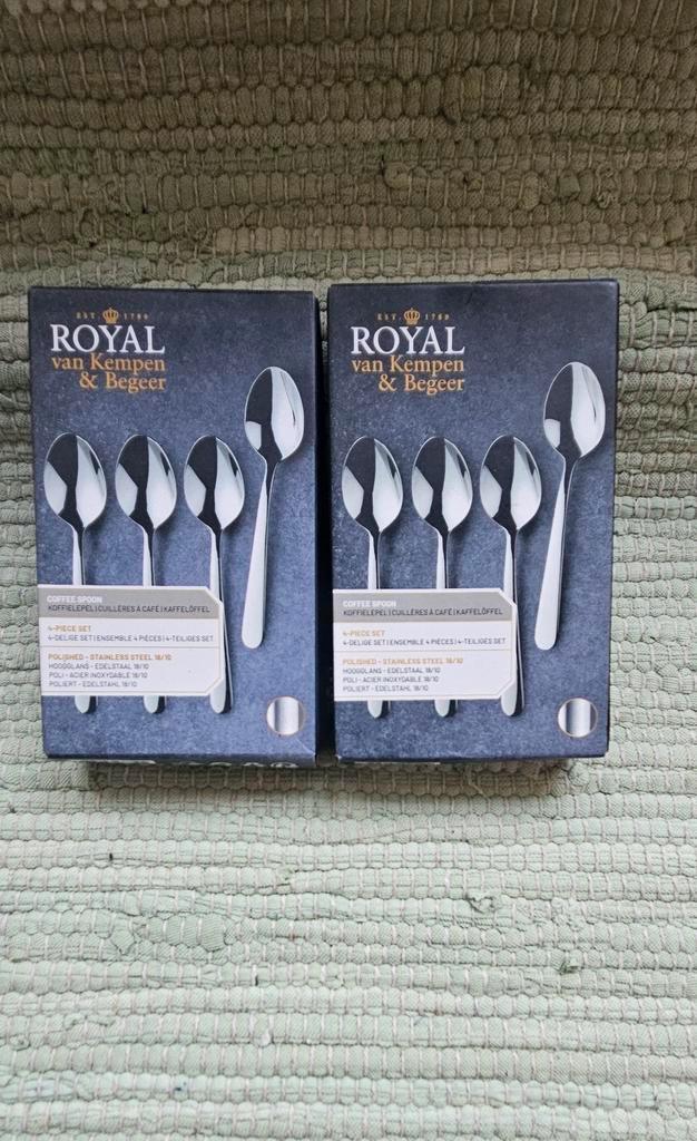 Nieuw Royal van Kempen en Begeer koffie/thee lepels, Huis en Inrichting, Keuken | Bestek, Nieuw, Rvs of Chroom, Ophalen of Verzenden