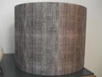 taupe velours lampenkap, Ophalen, Zo goed als nieuw, Rond, 25 tot 50 cm